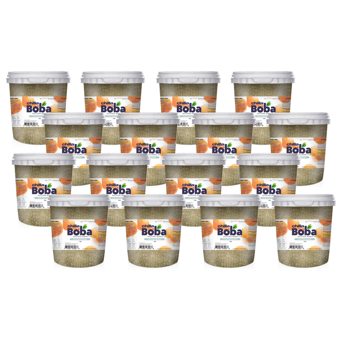 Wholesale Litchi Bubble Tea/ Popping Boba Tea