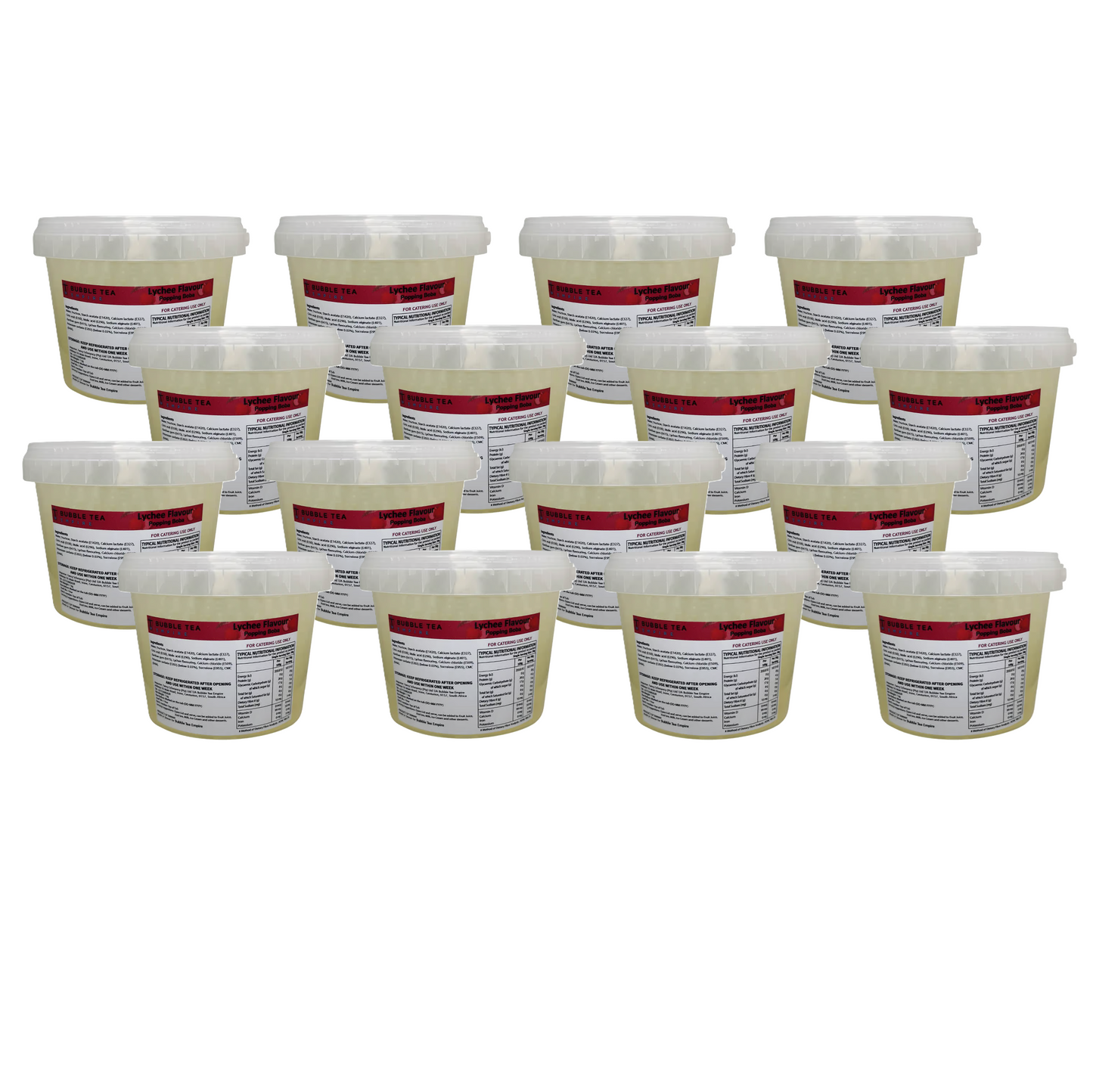 Wholesale Litchi Bubble Tea/ Popping Boba Tea