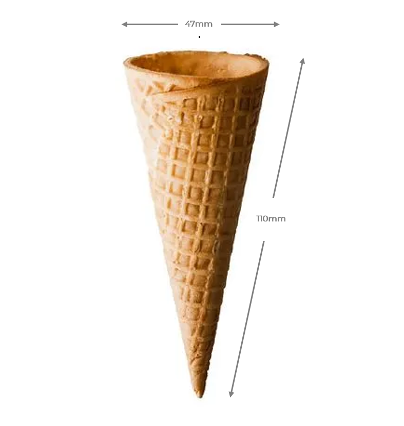 Bulk Ice Cream Cones - Wafer and Waffle