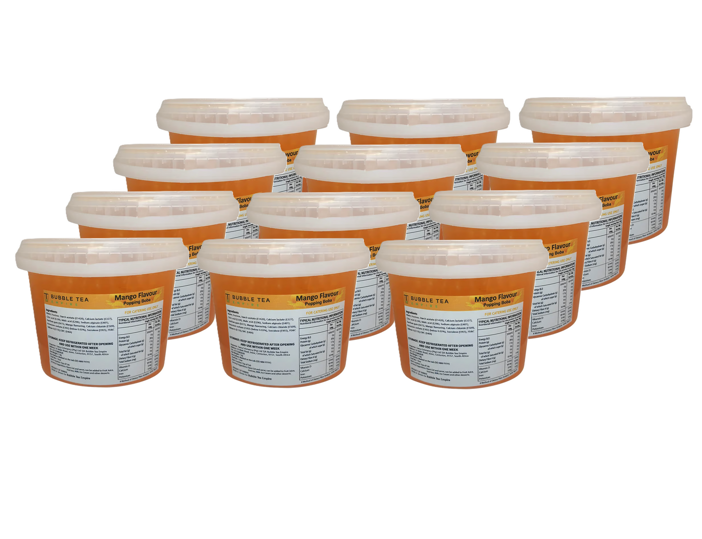 Wholesale Passionfruit Bubble Tea/ Popping Boba Tea