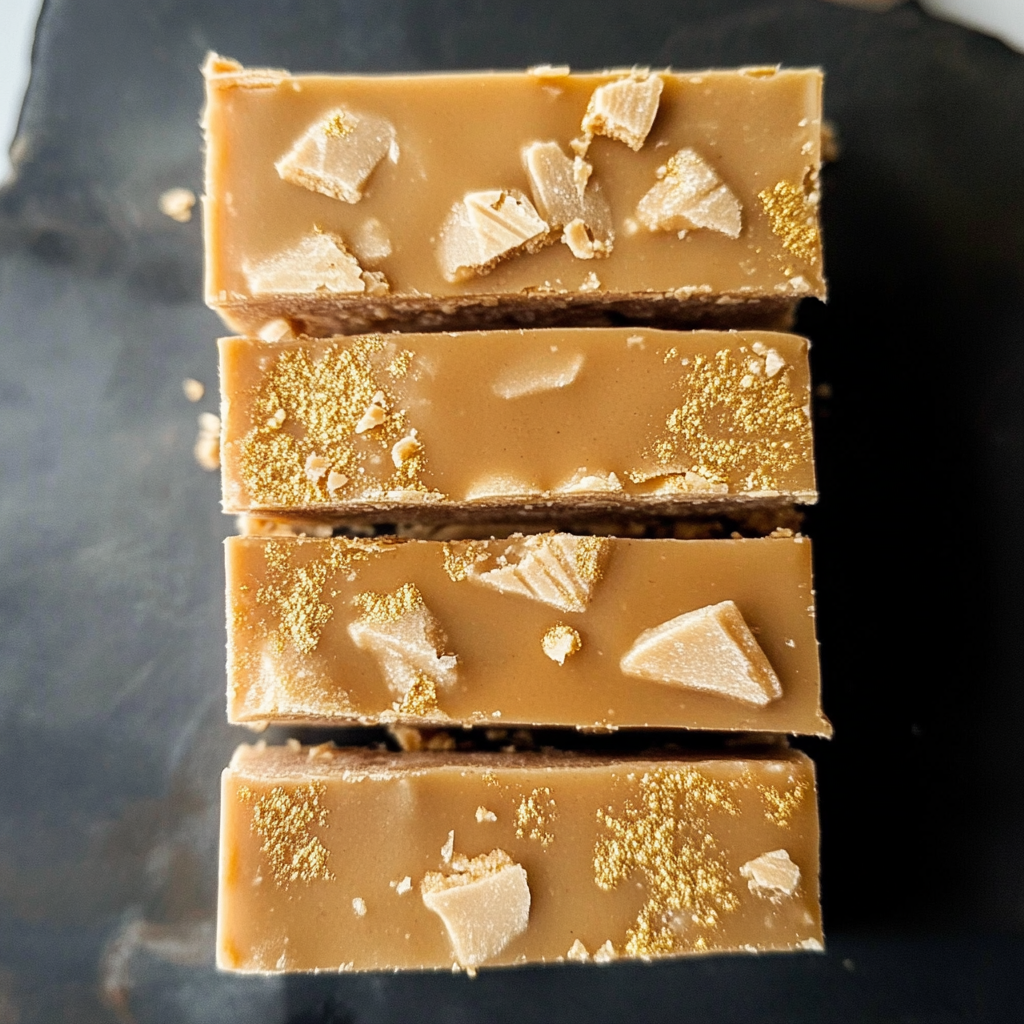 No-Bake Caramel Biscuit Fudge Slice