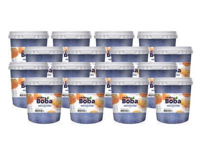 Blueberry Bubble Tea/ Popping Boba Tea