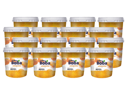 Wholesale Passionfruit Bubble Tea/ Popping Boba Tea